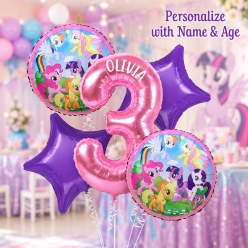 *My Little Pony PERSONALIZED Balloon Bouquet